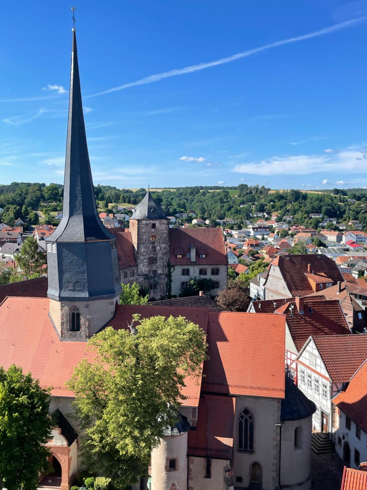 Naturnahe Unterkunft In Der Burgenstadt Schlitz Exterior foto